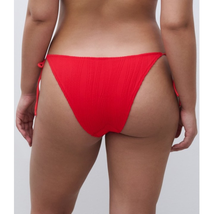 Braga Baño Chantelle C12VA5 Rojo - Bikini Anudada