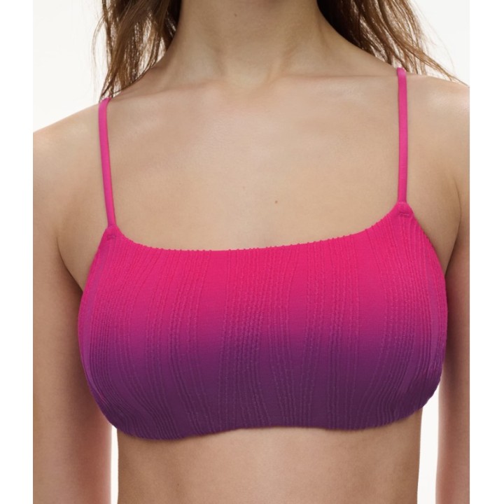 Top Baño Chantelle C12VQ9 Morado - Sin Aros y Copas Extraíbles