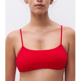 Top Baño Chantelle C12VQ9 Rojo - Sin Aros y Copas Extraíbles