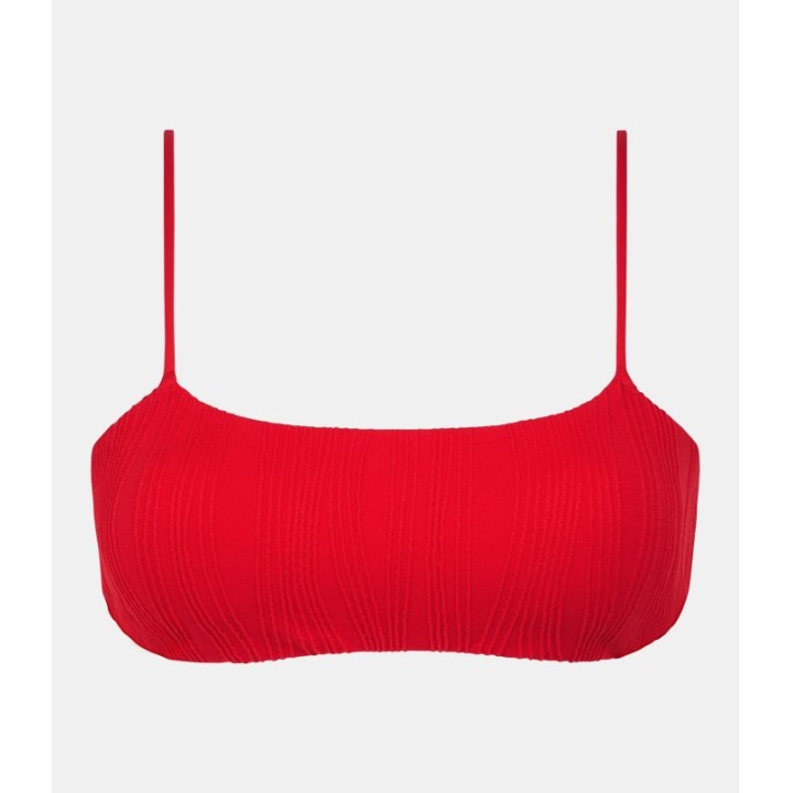 Top Baño Chantelle C12VQ9 Rojo - Sin Aros y Copas Extraíbles