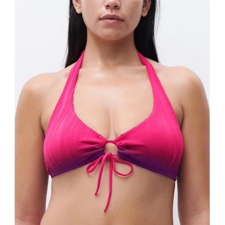Top Baño Chantelle C12VQA Morado - Sin Aros y Copas Extraíbles