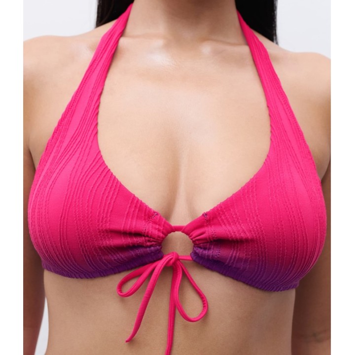 Top Baño Chantelle C12VQA Morado - Sin Aros y Copas Extraíbles