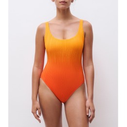 Bañador Chantelle C12VU9 Naranja - Sin Aros y Copas Extraíbles