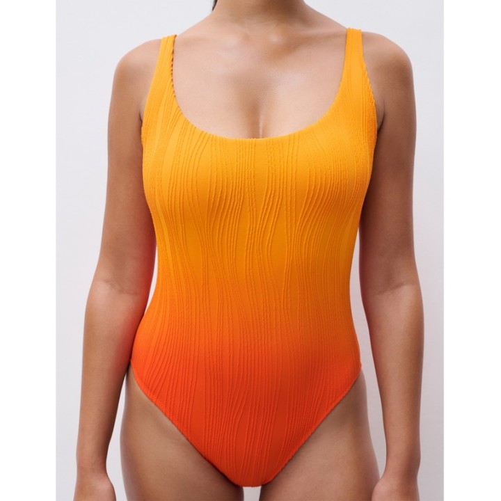 Bañador Chantelle C12VU9 Naranja - Sin Aros y Copas Extraíbles