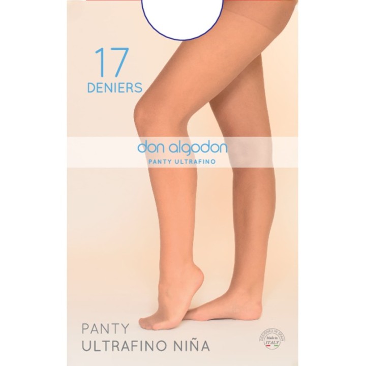 Panty Ultrafino Niña 17 DEN Don Algodon 895