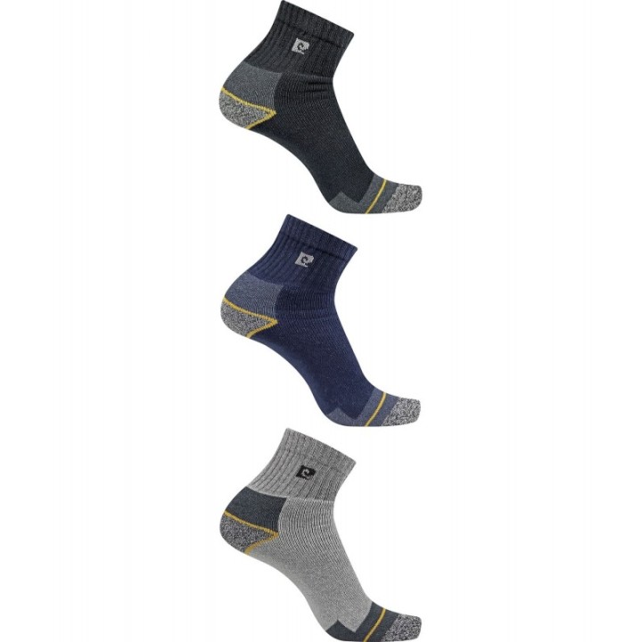 Pack 3 Calcetines Tobilleros de Trabajo Unisex Pierre Cardin PA9503