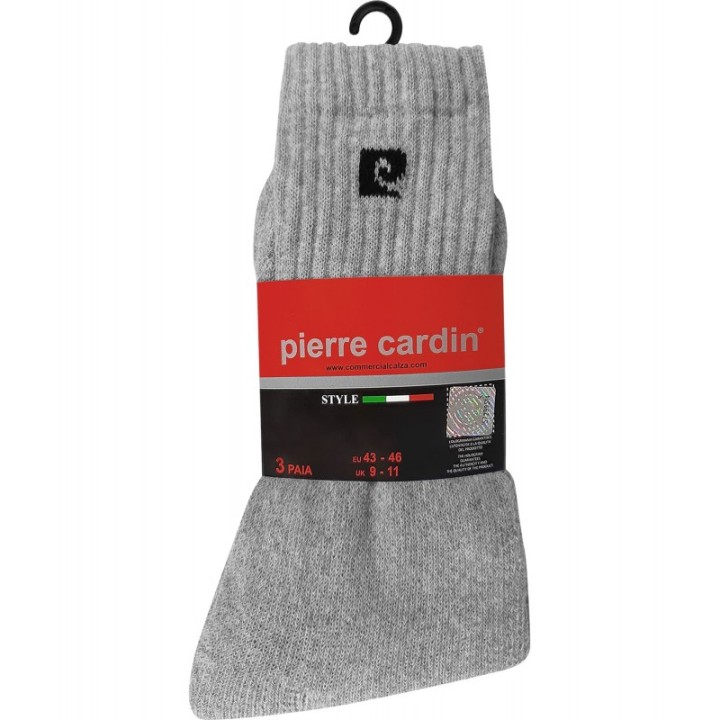 Pack 3 Calcetines Deportivos Unisex PIERRE CARDIN Grises