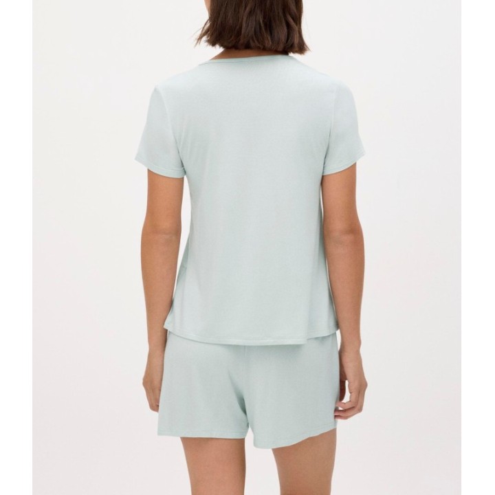 Conjunto Ysabel Mora 10823 Menta - Camiseta y Pantalón Corto