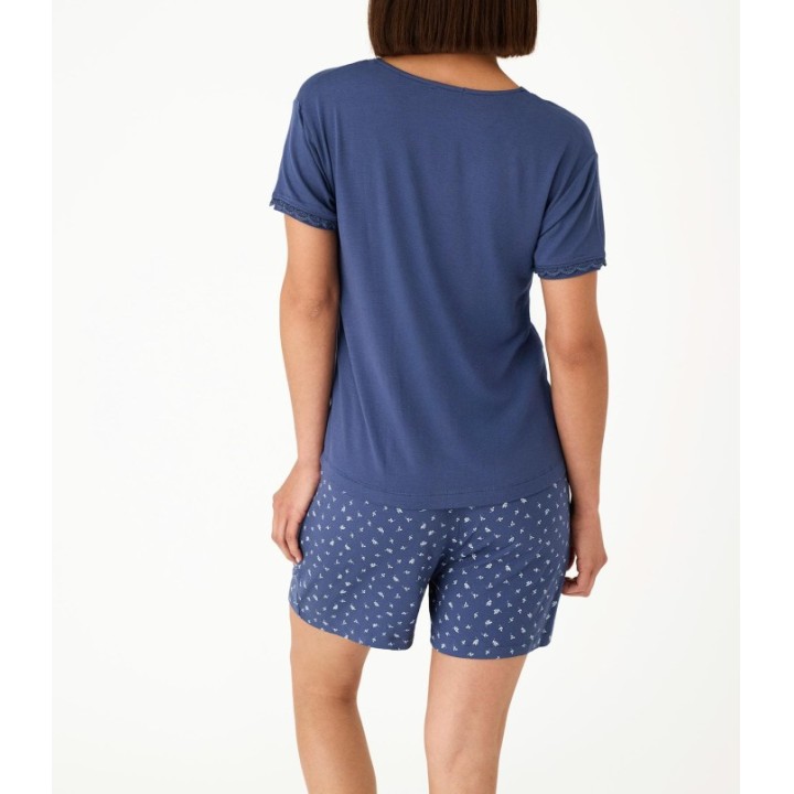 Pijama PROMISE N21462 de Viscosa con Pantalón Corto y Camiseta
