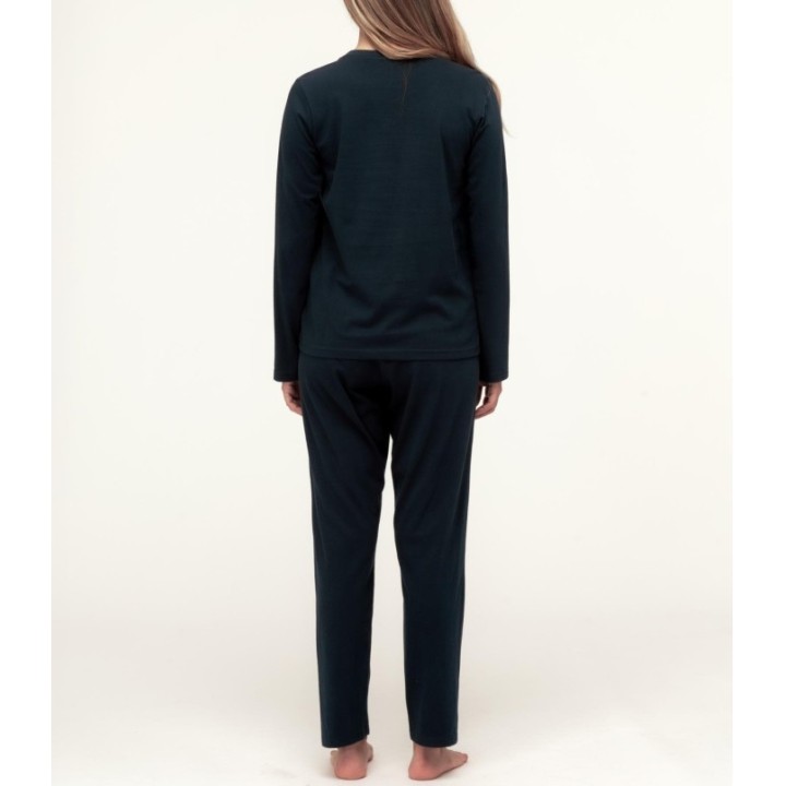 Pijama mujer FILA FPW4217 Marino - Algodón 100%