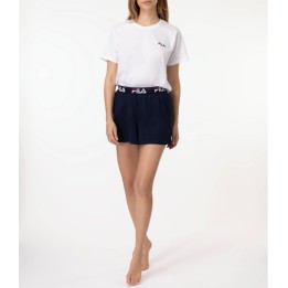 Pijama Mujer Fila FPS4180 Blanco/Marino