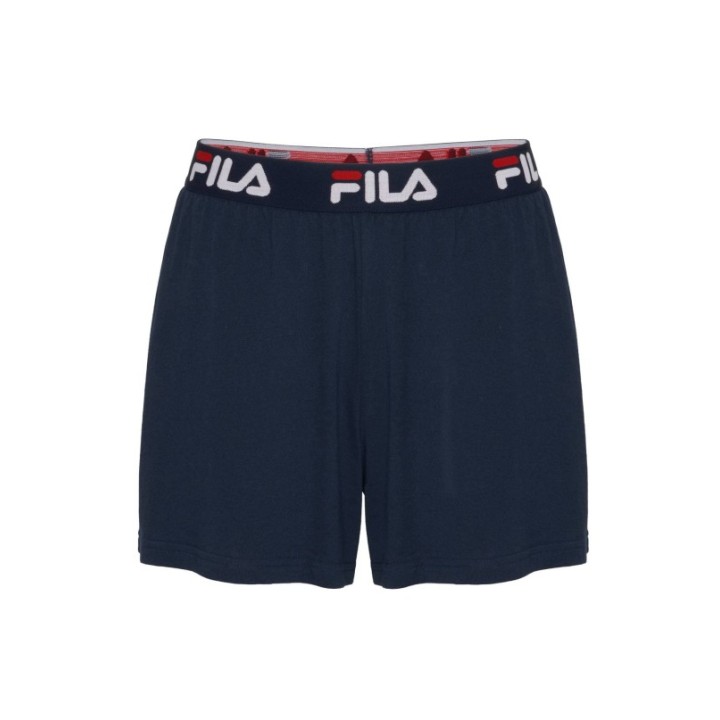 Pijama Mujer Fila FPS4180 Marino - Camiseta y Pantalón Corto Algodón