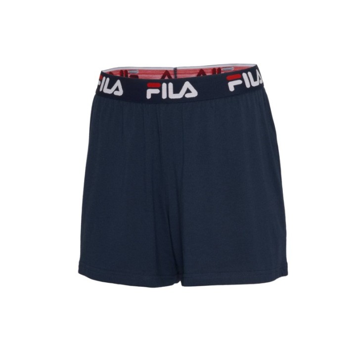 Pijama Mujer Fila FPS4180 Marino - Camiseta y Pantalón Corto Algodón