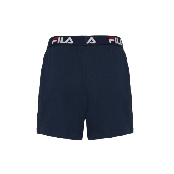 Pijama Mujer Fila FPS4180 Marino - Camiseta y Pantalón Corto Algodón