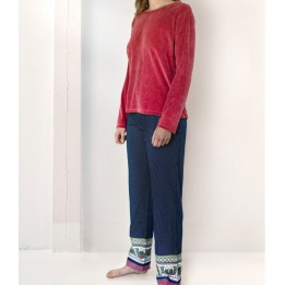 Pijama Marie Claire Mujer 97388 - Topitos y Cinturilla Ajustable