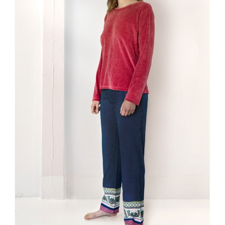 Pijama Marie Claire Mujer 97388 - Topitos y Cinturilla Ajustable