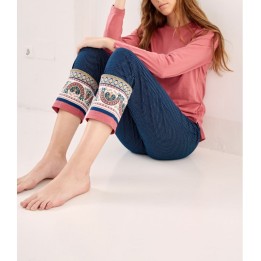 Pijama Mujer Marie Claire 97387 - Camiseta Manga Larga y Pantalón Pirata