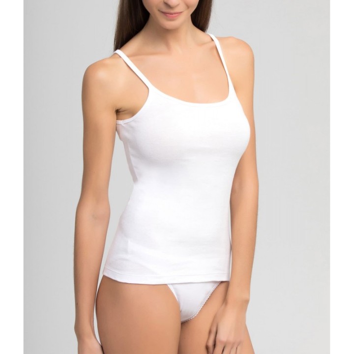 Camiseta Mujer Playtex 4786 - Algodón y Elastano sin Costuras
