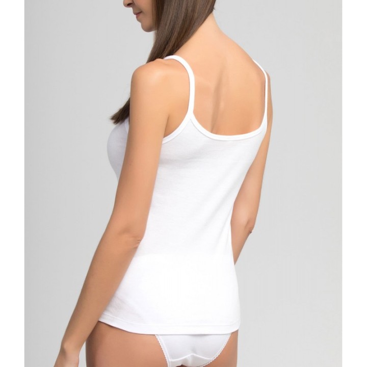 Camiseta Mujer Playtex 4786 - Algodón y Elastano sin Costuras