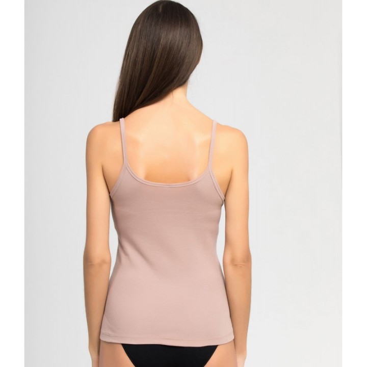 Camiseta Mujer Playtex 4786 - Algodón y Elastano sin Costuras