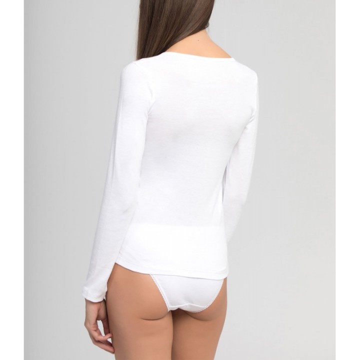 Camiseta Termal Mujer Playtex 4586 - Algodón y Elastano