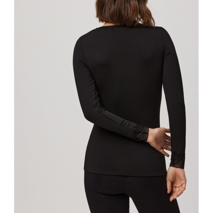 Camiseta Térmica Mujer YSABEL MORA 70012 Negro