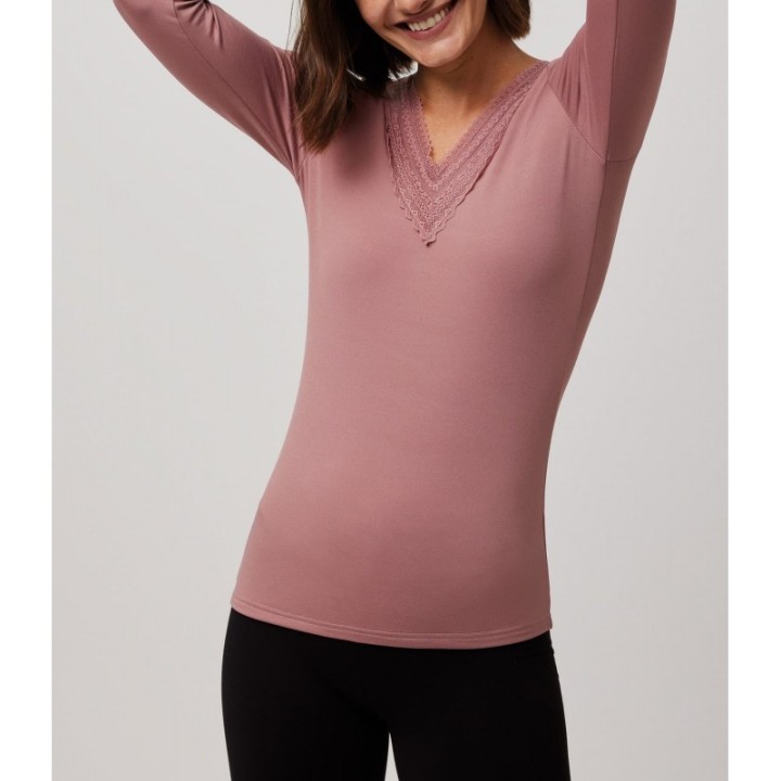 Camiseta Térmica Mujer YSABEL MORA 70012 Negro