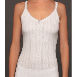 Camiseta de tirantes Avet 63100 - Algodón con dibujo jacquard