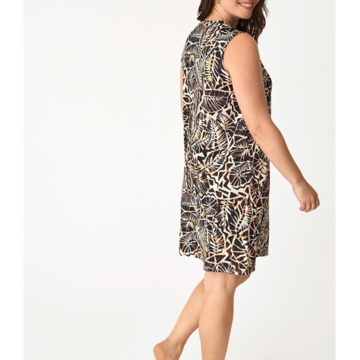 Vestido PROMISE S10657 - Sin Mangas en Punto Elástico