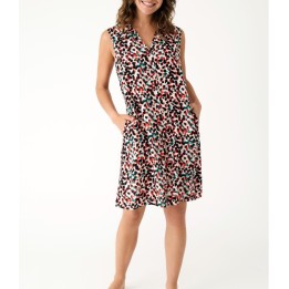 Vestido PROMISE S10537 - Vestido Camisero sin Mangas en Viscosa