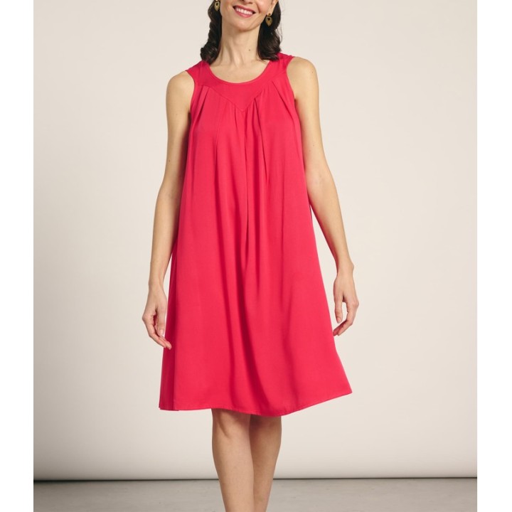 Vestido Mujer MUYDEMI 210117 - Sin Mangas con Bolsa Zip