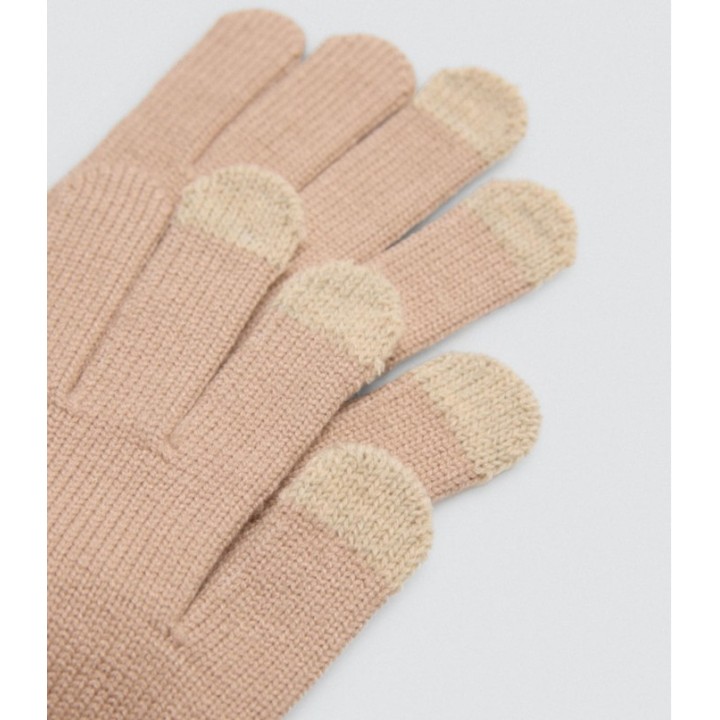 Guantes YSABEL MORA 70695 Camel - Táctiles y Elegantes