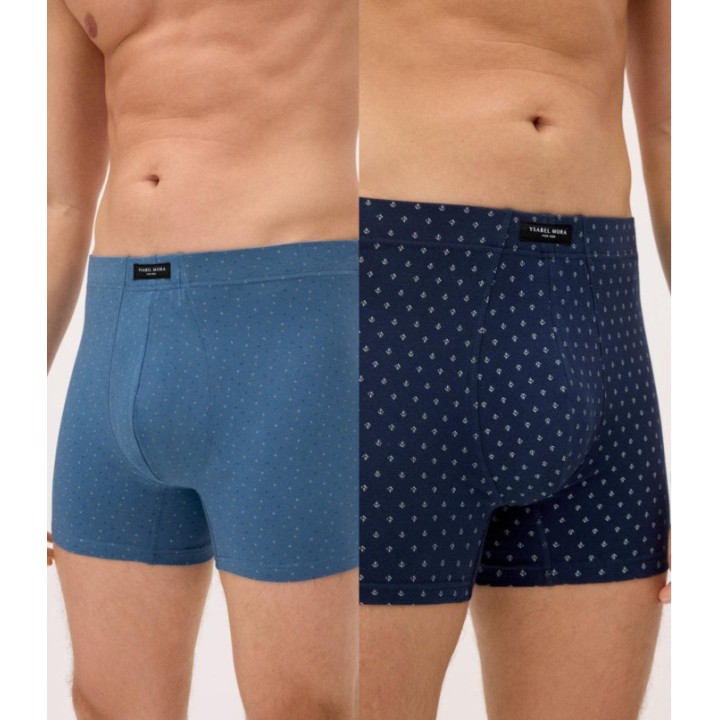 Pack 2 Boxer Algodón Lycra YSABEL MORA 20457