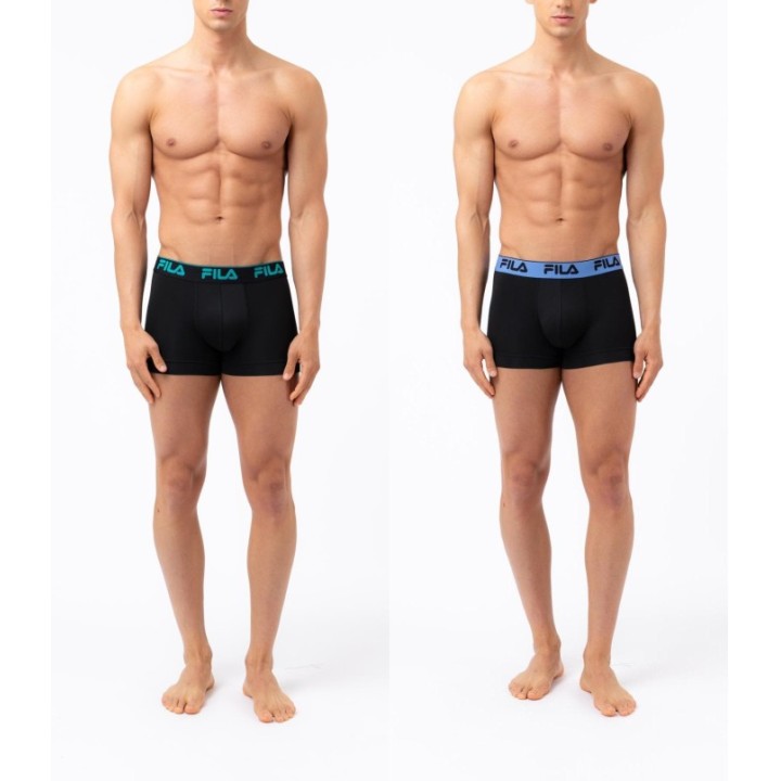 Pack 2 Boxer Fila FU5380 - Algodón y Elastano