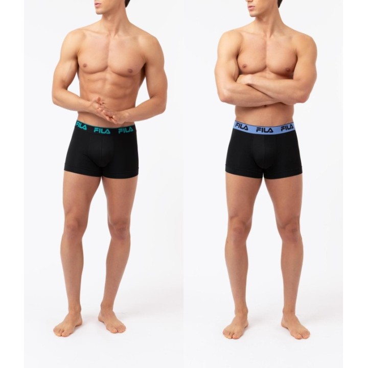 Pack 2 Boxer Fila FU5380 - Algodón y Elastano