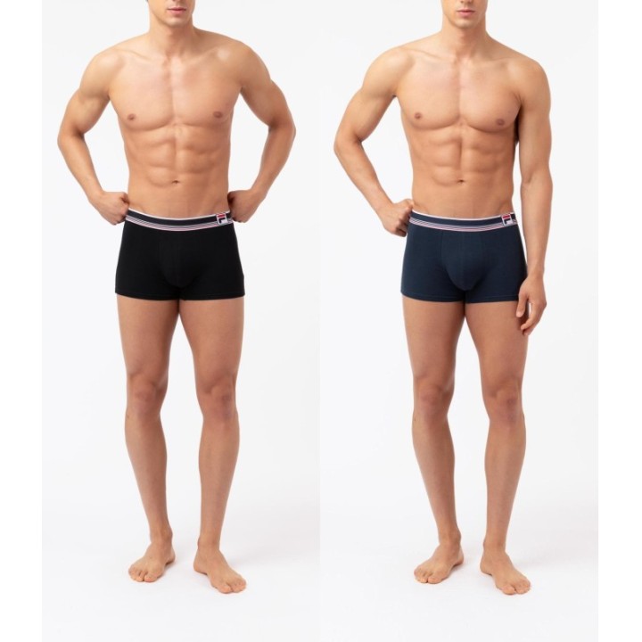 Pack 2 Boxer Fila FU5356 Negro/Marino