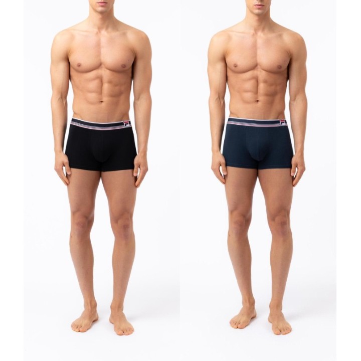 Pack 2 Boxer Fila FU5356 Negro/Marino