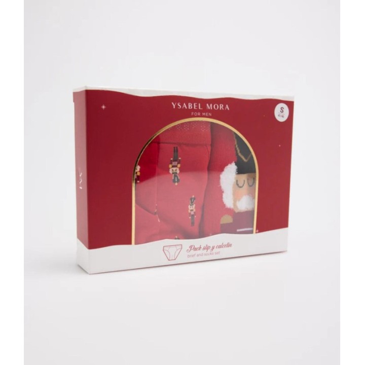 Pack Boxer y Calcetín Navideño YSABEL MORA 20433