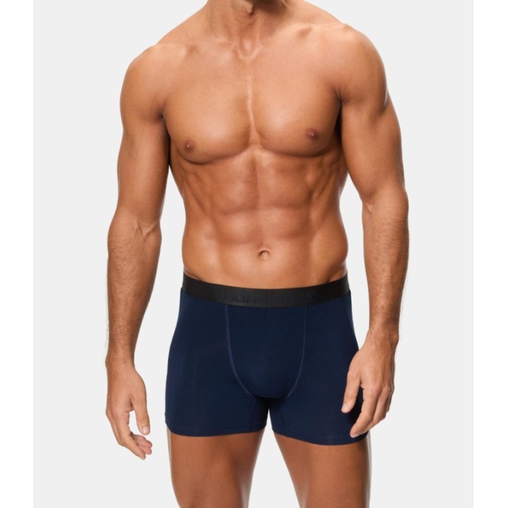 Pack 2 Boxer Abanderado Bambú C7M 1SV Azul oscuro / Lavanda