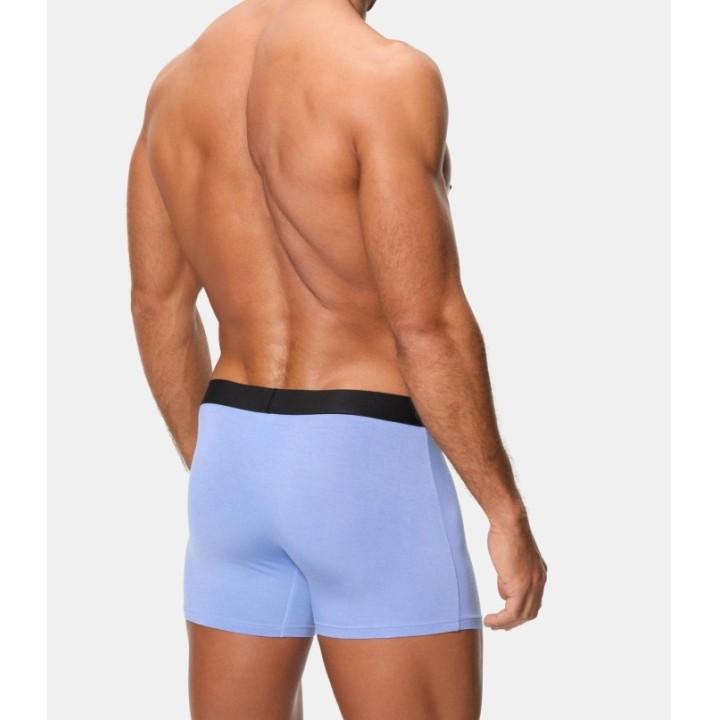 Pack 2 Boxer Abanderado Bambú C7M 1SV Azul oscuro / Lavanda
