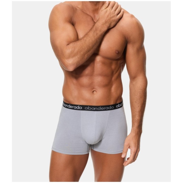 Pack 2 Bóxer Abanderado 596 1T0 Gris / Negro