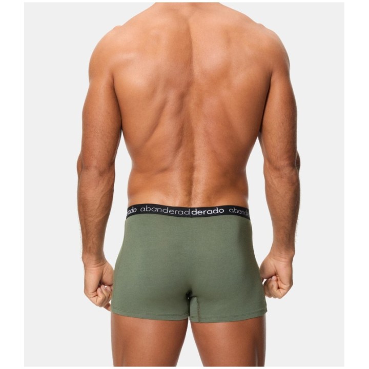 Balení 2 boxerek Abanderado 596 1TA Khaki / Černá