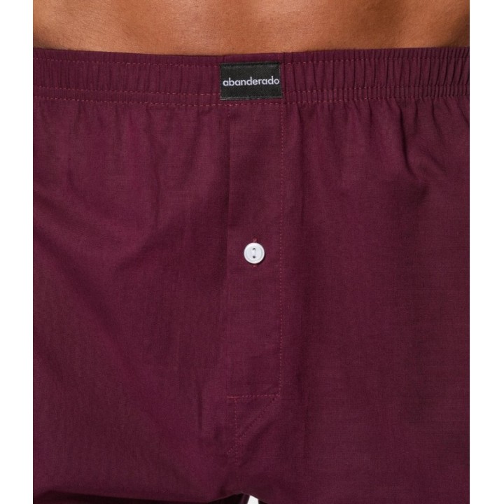 Pack 2 Boxer Abiertos Abanderado Tela DXY 1SY Azul / Granate