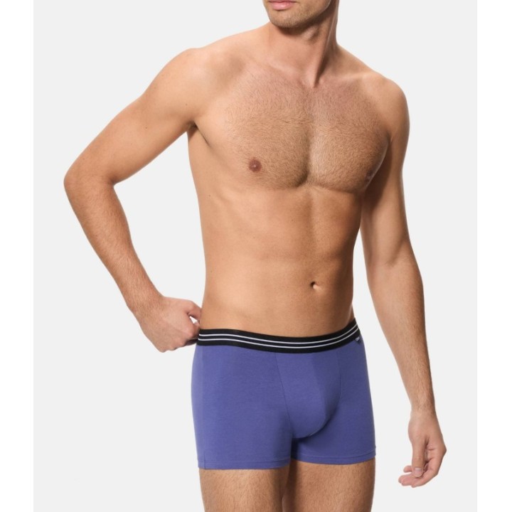 Pack 2 Boxer DIM 6578 Azul Turquesa/Negro