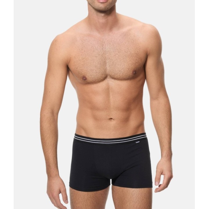 Pack 2 Boxer DIM 6578 Negro/Negro