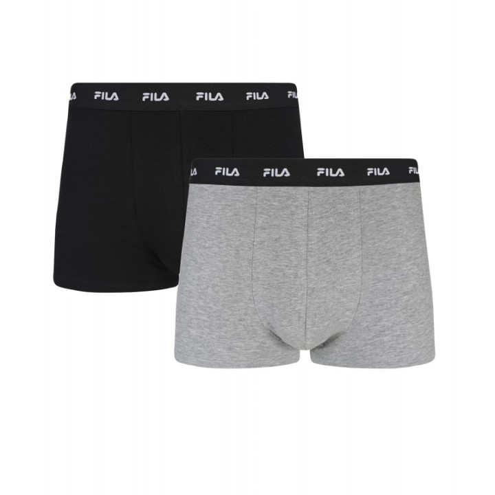 Pack 2 Boxer FILA FU5324 Negro/Gris