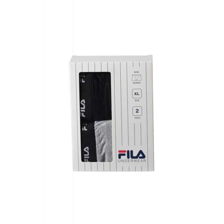 Pack 2 Boxer FILA FU5324 Negro/Gris