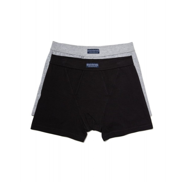 Pack 2 Boxer Abanderado OCEAN 5398 CC2 Negro/Gris
