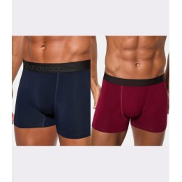 Pack 2 Boxer Abanderado Sensitive C7M 1RI Marino / Granate