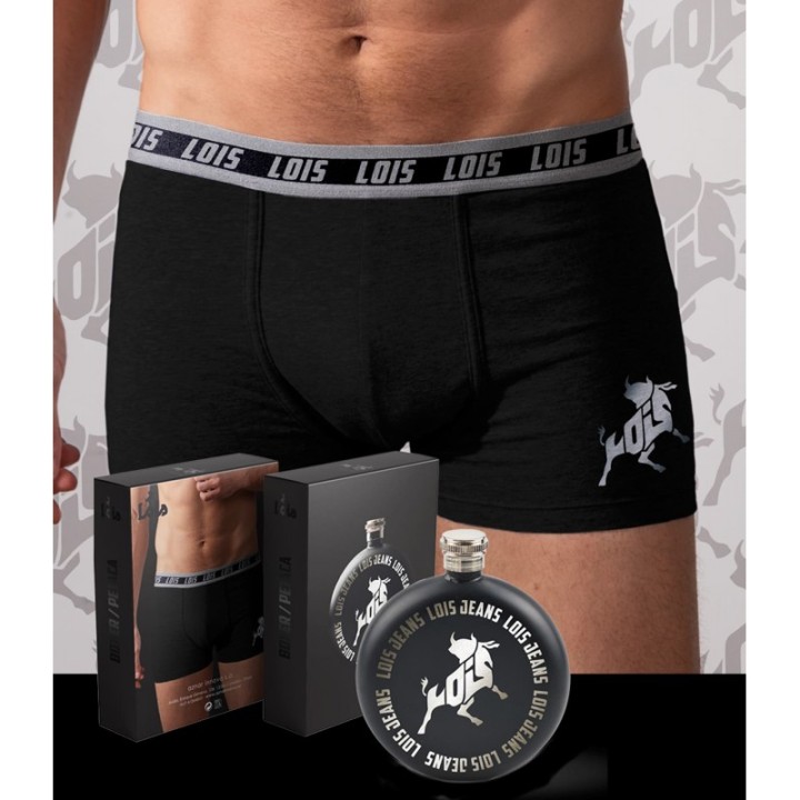 Boxer + Petaca de Regalo LOIS 48254